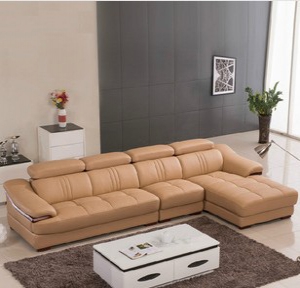 Genuine leather sofa set