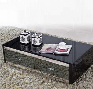 Tempered glass coffee table