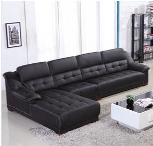 Leather sofa set