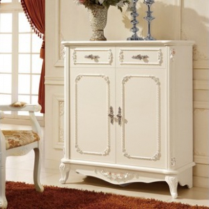 Ivory shoe cabinet