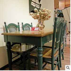 Dining table & four chairs