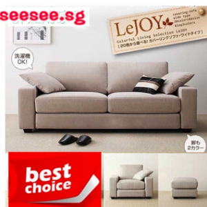 Fabric two-seat sofa&Armchair&footstool