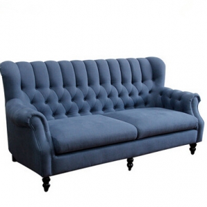 Fabric three-seat sofa 