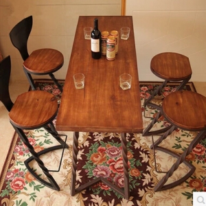 Dining table & four chairs