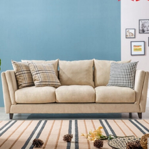 Fabric three-seat sofa 