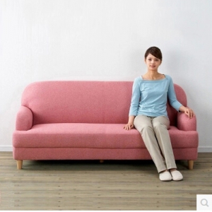 Fabric two-seat sofa 