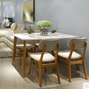 Dining table & four chairs