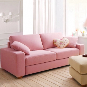 Fabric two-seat sofa 