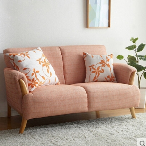 Fabric two-seat sofa 