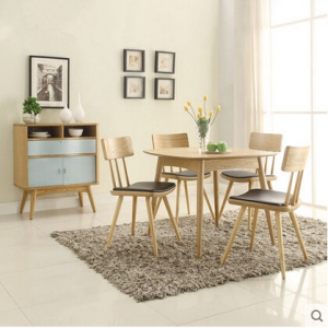 Dining table & four chairs