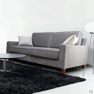 Fabric three-seat sofa