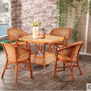 preorder- Rattan armchairs+coffee table