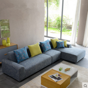 preorder- Fabric three seat sofa +chaise longue