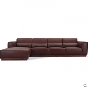 preorder- Leather three seat sofa +chaise longue