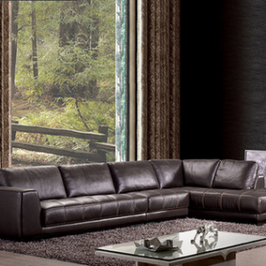 preorder- Leather three seat sofa +chaise longue