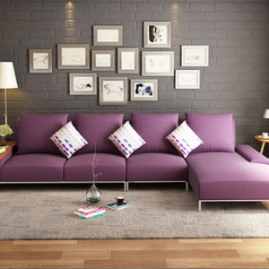 preorder- Fabric three seat sofa +chaise longue