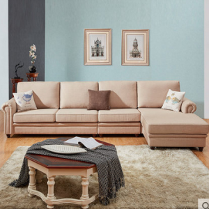 Preorder-Fabric three-seat sofa+ chaise longue