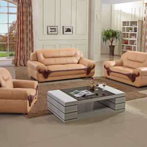 Preorder-Leather three-seat sofa+two-seat sofa +armchair