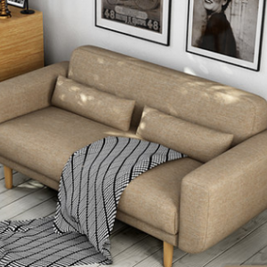 Preorder-Fabric two-seat sofa