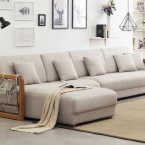 Preorder-Fabric three-seat sofa + armchair +chaise longue