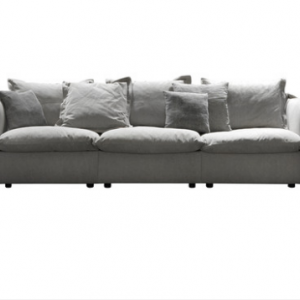 Preorder-Fabric three-seat sofa 