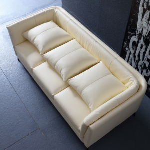 Preorder-Leather three-seat sofa