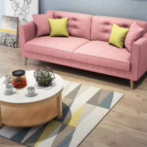 Preorder-Fabric three-seat sofa 