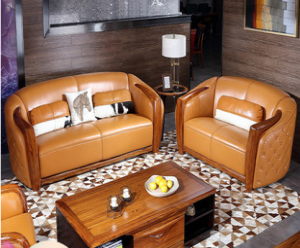 Preorder-Leather three-seat sofa+two-seat sofa+ armchair