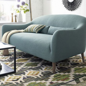 Preorder-Fabric two-seat sofa