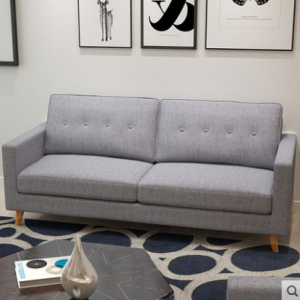 Preorder-Fabric three-seat sofa 