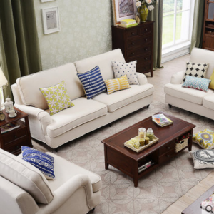 Preorder-Fabric three-seat sofa+two-seat sofa+ armchair