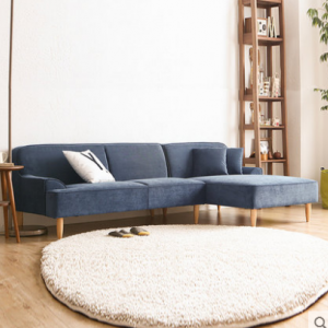 Preorder-Fabric two-seat sofa + chaise longue