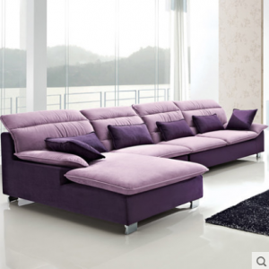 Preorder-Fabric three-seat sofa + chaise longue