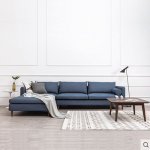 Preorder-Fabric two-seat sofa + chaise longue