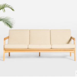 Preorder-Fabric three-seat sofa