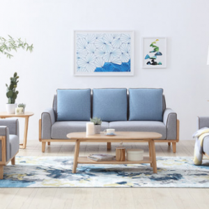 Preorder-Fabric three-seat sofa+two-seat sofa+ armchair