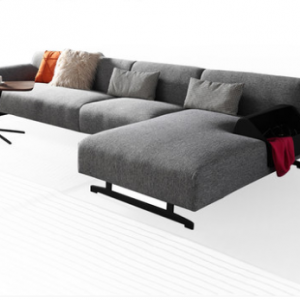 Preorder-Fabric three-seat sofa+ chaise longue