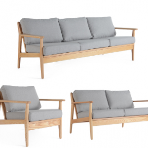 Preorder-Fabric three-seat sofa+two-seat sofa+ armchair