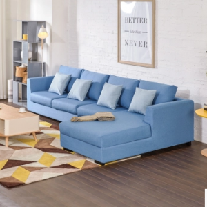 Preorder-Fabric three-seat sofa+ chaise longue