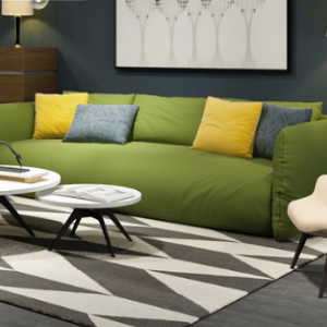 Preorder-Fabric three-seat sofa