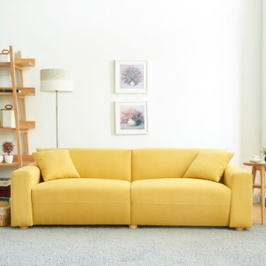 Preorder-Fabric three-seat sofa