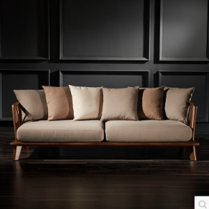 Preorder-Fabric three-seat sofa