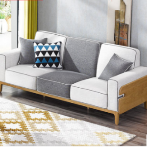 Preorder-Fabric three-seat sofa