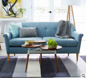 Preorder-Fabric two-seat sofa