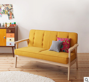 Preorder-Fabric two-seat sofa