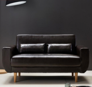 Preorder-Leather two-seat sofa