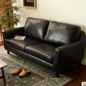 Preorder-Leather two-seat sofa