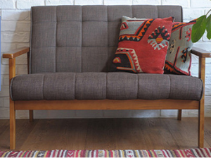 Preorder-Fabric two-seat sofa