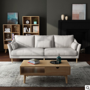 Preorder-Fabric three-seat sofa