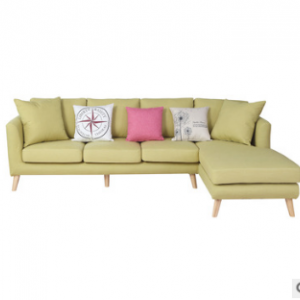 Preorder-Fabric three-seat sofa + chaise longue